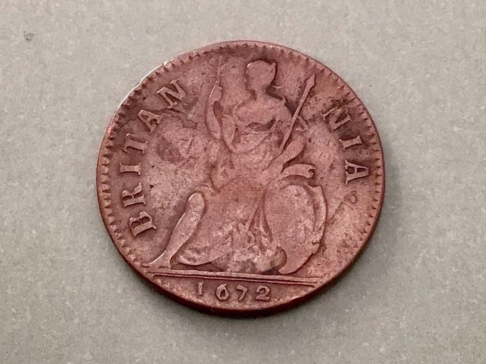 Great Britain Charles II Farthing 1672