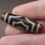 Antique Hiamlayan Tibetan 3 Eyes Agate Dzi Bead Amulet Pendant Image 4