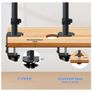 Suptek Fully Adjustable Single Monitor Stand Mount Fits One Screen 13-32 inch 22lbs Image 5