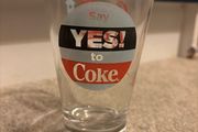 Vintage Say Yes To Coke '86 Coca Cola Glass