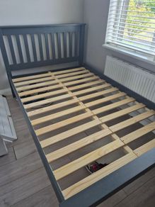 small double bed and mattress