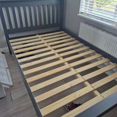 small double bed and mattress