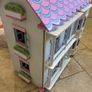 Fully Furnished Wooden Dolls House Image 2