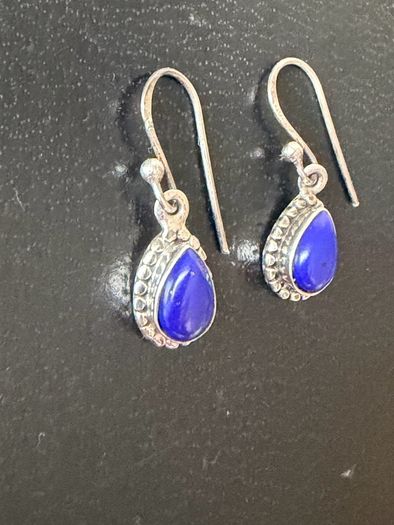 silver earrings