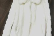 White Faux Fur Jacket Made in England by Astraka