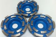 3 Diamond grinding discs, cup, wheel 100mm 4" inch concrete, stone