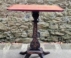 19th Century laquered wine table