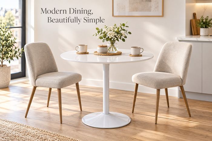 Dining table White High Gloss FREE DELIVERY