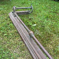 Enhance your hearth with this authentic Victorian brass fender