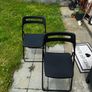 Black Folding Chairs Image 2