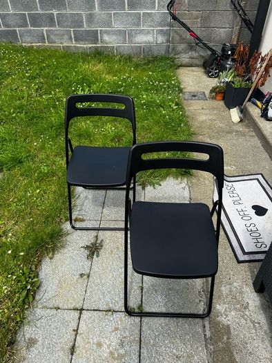 Black Folding Chairs