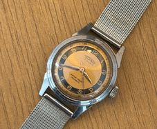 1940s WW2 era Swiss Technos Tuxedo dial