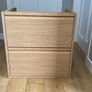 IKEA ANGSJON 2-Drawer Wash Stand BACKSJON Sink - Unused Oak Effect 60cm Image 5