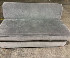 Grey pull out sofa bed