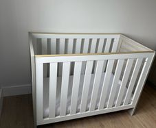 Obaby Nika 2 Piece Nursery Set Grey Wash White
