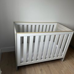 Obaby Nika 2 Piece Nursery Set Grey Wash White