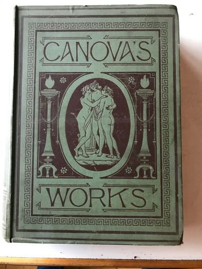 Antique Book 'Canova's Works'