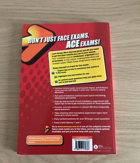 Less Stress More Success: Leaving Cert: Physics Revision Book