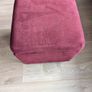 Storage Ottoman Footstool in Burgundy Image 3