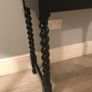 Vintage Black and Gilt hall table Image 4