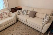 2 seaters &amp; 3 seater beige sofas for sale