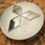 GENUINE Mitsubishi Montero Pajero Wheel Centre Hub Cap Silver Image 3