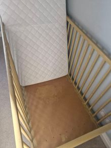 ikea gulliver cot and brand new mattress