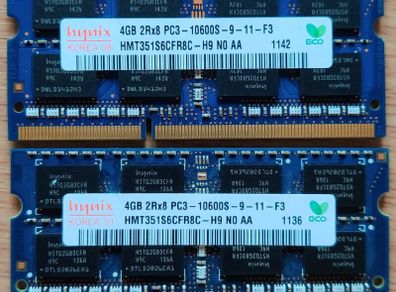 Memory 8GB 2x4GB DDR3 Kit (2x4gb) 10600s