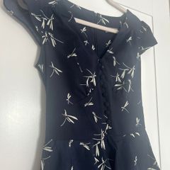 Dragonfly Design Dress- Size 40