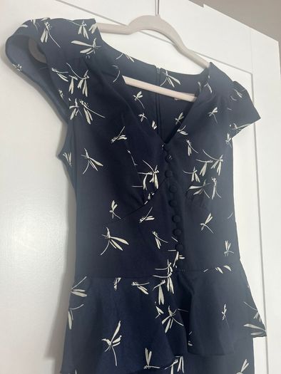 Dragonfly Design Dress- Size 40