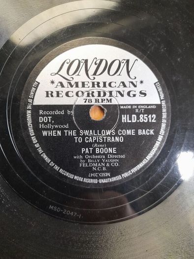 Rock & Roll 78 rpm records.