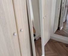 IKEA nissedal white mirror