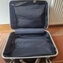 1leather suitcase and 1 faux leather suitcase. Image 3