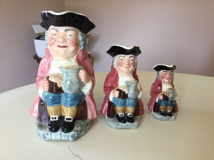 China  - Staffordshire Toby Jugs X 3