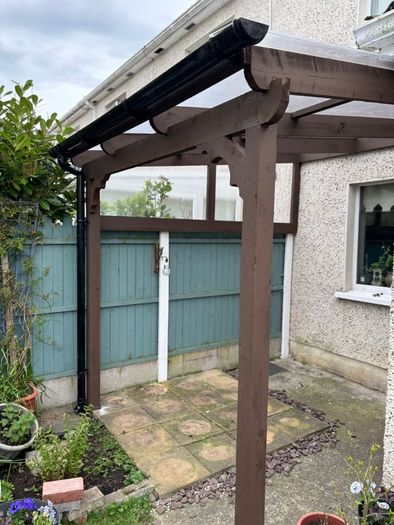 building pergola ,extension, side entry