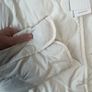 COS Quilted Recycled Down Jacket Cream Off-White Size M Image 3