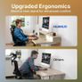 Standing Desk with Fabric Drawers, 100x60cm, Natural 2 Drawers, C-Clamp Compatible, 4 Memory Presets, 72-118cm Height Range, Multiple Sizes & Colors, Durable Steel Frame. Image 9