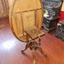 Victorian mahogany veneer and oak tilt top occasional table Image 6