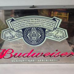 Vintage Budweiser "King of Beers" Genuine Glass Neon Bar Sign