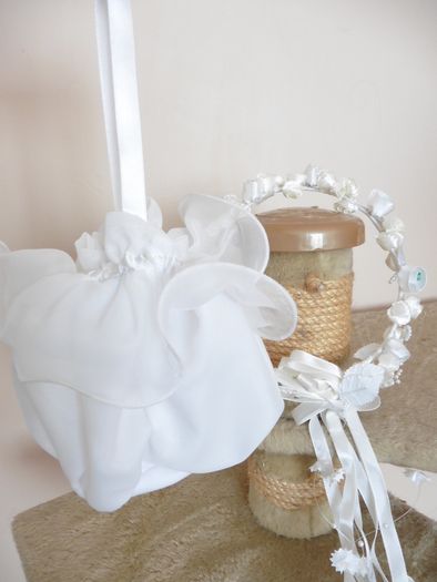 communion dress and accessories