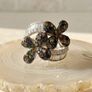 Diamond Designer-Inspired Multi-Color Diamond Floral Ring Image 2