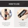 Electric Wine Opener Automatic Corkscrew with Aerator Pourer Foil Cutter One Click Button Battery Opener for Kitchen Bar Party Image 4