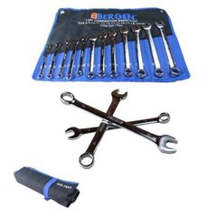 Bergen 12pc Combination Spanner Set | 8-19mm | Durable | NEW