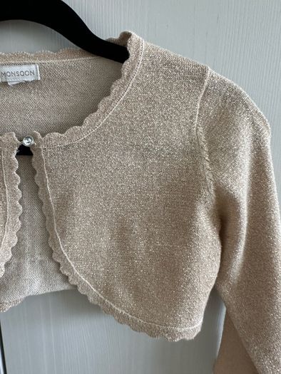 Girls Bolero Gold color