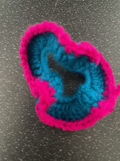 crocheted scrunchies
