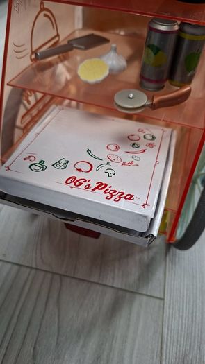 Our Generation 18" Doll with Delivery Tricycle & Pizza Chef Set