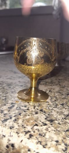 6 goblets silver plated.