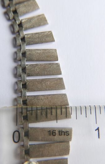 Vintage Cascading Necklace hallmarked 925 Sterling Silver length 17,5"  - 25,1g