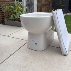 toilet and seat