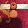 52 India Red Rubber Stops/Buffers cups/pads 1940s Image 4